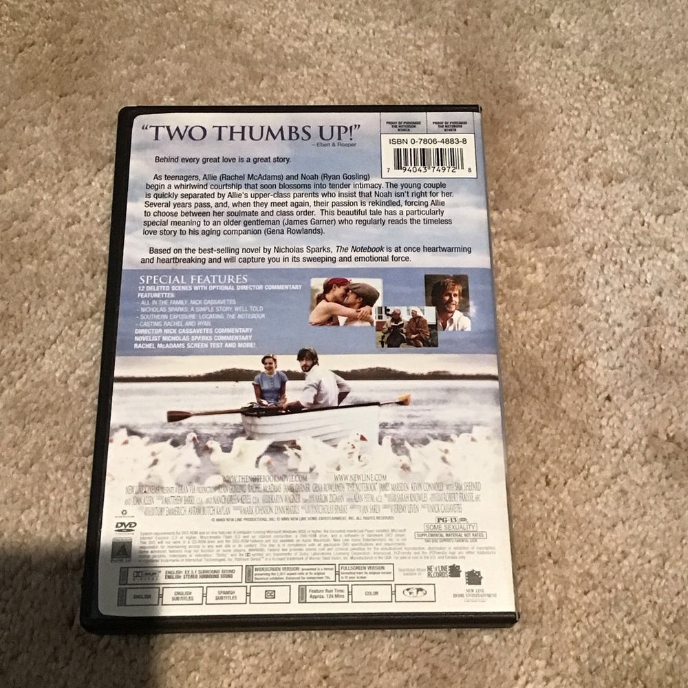 The Notebook DVD - Picture 2 of 5